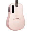 Lava Music ME 4 Carbon Fiber 38” Acoustic / Electric Guitar With Gig Bag, Pink