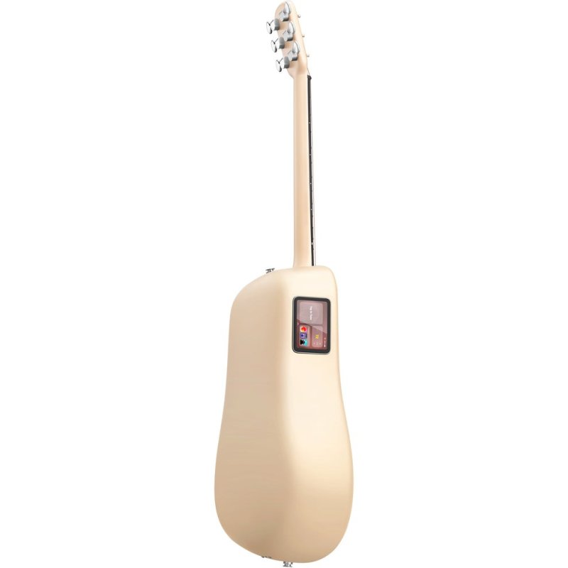 Lava Music ME 4 Carbon Fiber 38” Acoustic / Electric Guitar With Gig Bag, Soft Gold