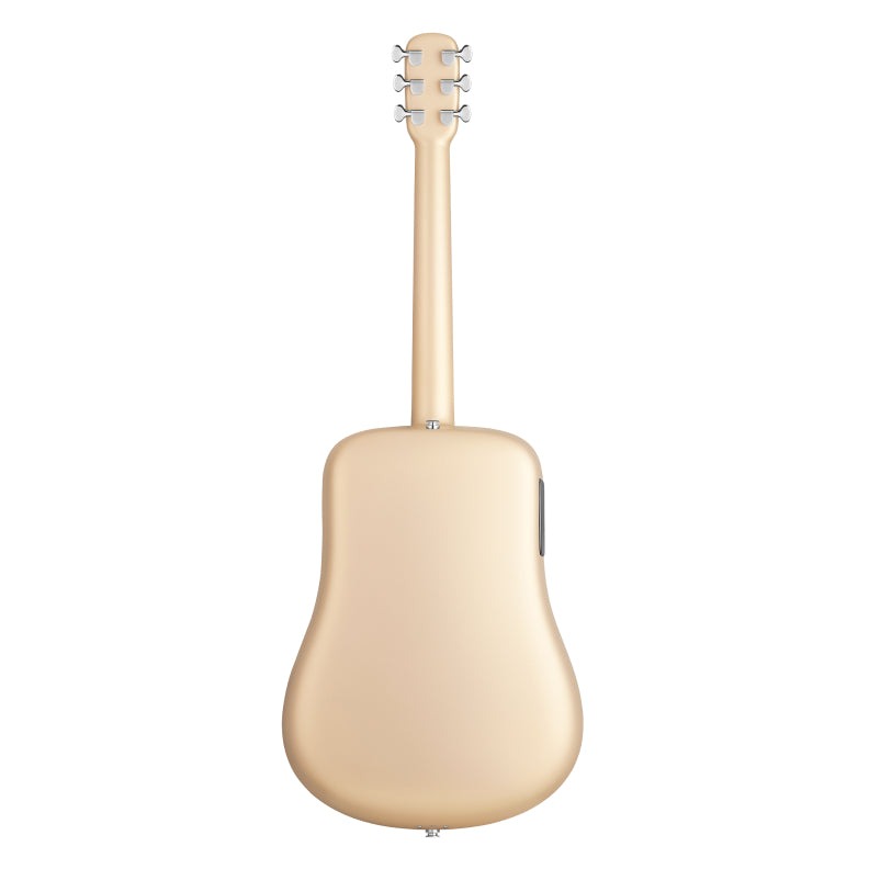 Lava Music ME 4 Carbon Fiber 38” Acoustic / Electric Guitar With Gig Bag, Soft Gold