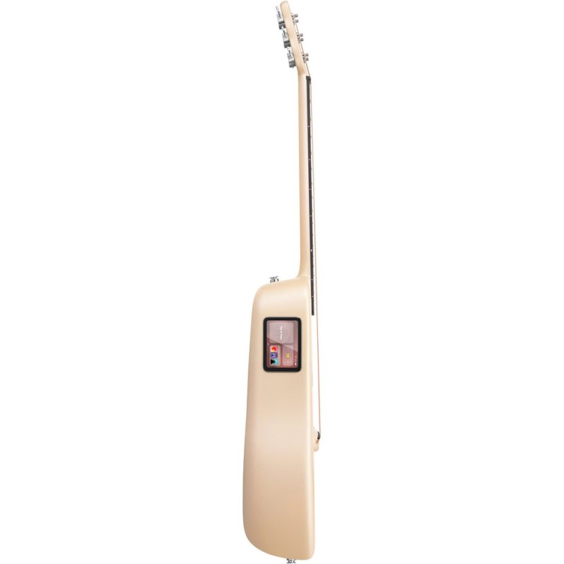 Lava Music ME 4 Carbon Fiber 38” Acoustic / Electric Guitar With Gig Bag, Soft Gold