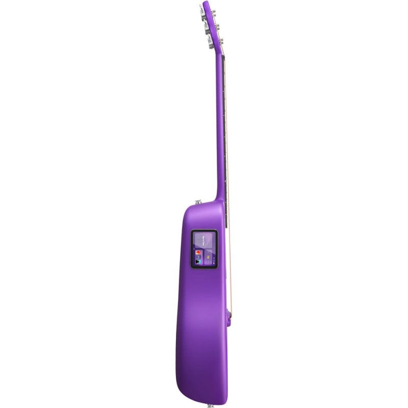 Lava Music ME 4 Carbon Fiber 38” Acoustic / Electric Guitar With Gig Bag, Purple