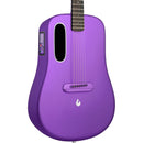 Lava Music ME 4 Carbon Fiber 38” Acoustic / Electric Guitar With Gig Bag, Purple