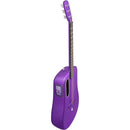 Lava Music ME 4 Carbon Fiber 38” Acoustic / Electric Guitar With Gig Bag, Purple