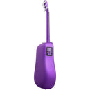 Lava Music ME 4 Carbon Fiber 38” Acoustic / Electric Guitar With Gig Bag, Purple