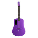 Lava Music ME 4 Carbon Fiber 38” Acoustic / Electric Guitar With Gig Bag, Purple