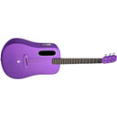Lava Music ME 4 Carbon Fiber 38” Acoustic / Electric Guitar With Gig Bag, Purple