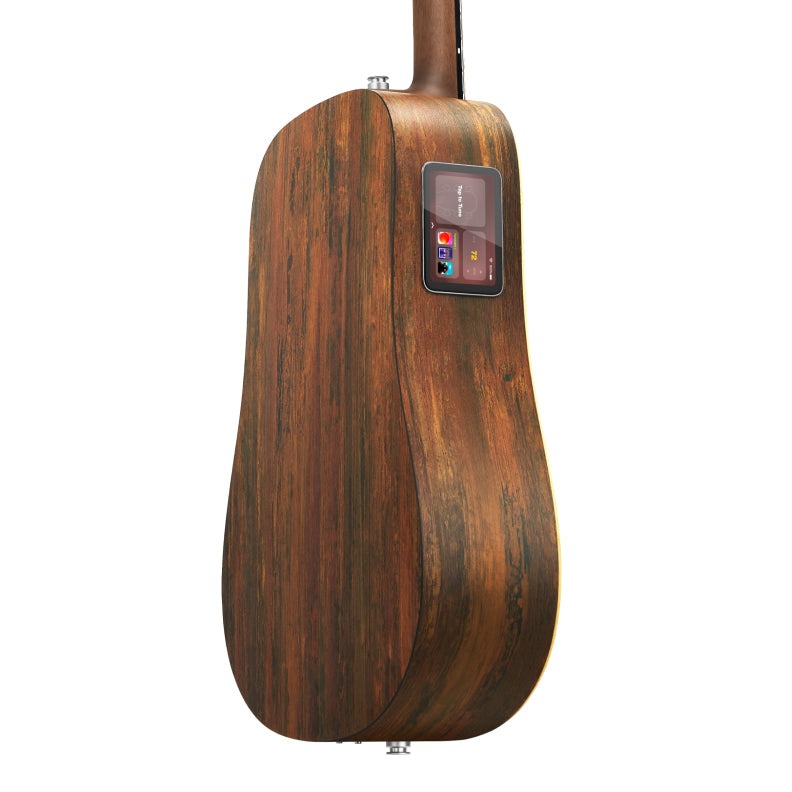 Lava Music ME 4 36” Spruce Series Acoustic / Electric Guitar With Gig Bag, Woodgrain Brown & Burlywood