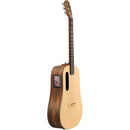 Lava Music ME 4 36” Spruce Series Acoustic / Electric Guitar With Gig Bag, Woodgrain Brown & Burlywood
