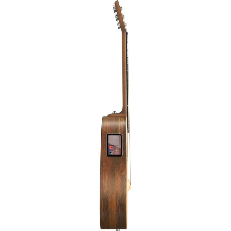 Lava Music ME 4 36” Spruce Series Acoustic / Electric Guitar With Gig Bag, Woodgrain Brown & Burlywood