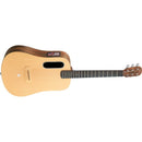 Lava Music ME 4 36” Spruce Series Acoustic / Electric Guitar With Gig Bag, Woodgrain Brown & Burlywood