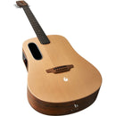 Lava Music ME 4 41” Spruce Series Acoustic / Electric Guitar With Gig Bag, Woodgrain Brown & Burlywood