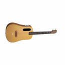 Lava Music ME Air 36" Carbon Fiber Acoustic-Electric Guitar, Woodgrain Brown & Burlywood