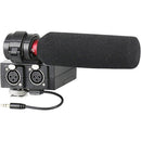 Saramonic MIXMIC Shotgun Microphone With Integrated 2-channel Audio Adaptor