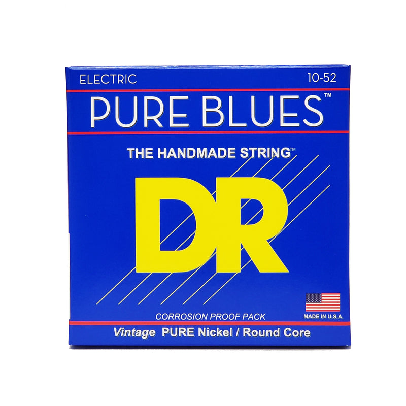 Pure Blues Electric Guitar Strings, Big - Heavy (10-52)
