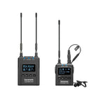 Saramonic UWMIC9SKIT1MINI UHF LAV Mic System with Dual Cam-Mount Micro Receiver and Micro Transmitter