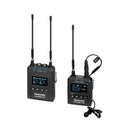Saramonic UWMIC9SKIT1MINI UHF LAV Mic System with Dual Cam-Mount Micro Receiver and Micro Transmitter