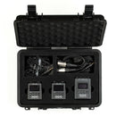 Saramonic UWMIC9SKIT2MINI Wireless UHF Lav Mic System / Dual CamMount Micro Receiver and Transmitters
