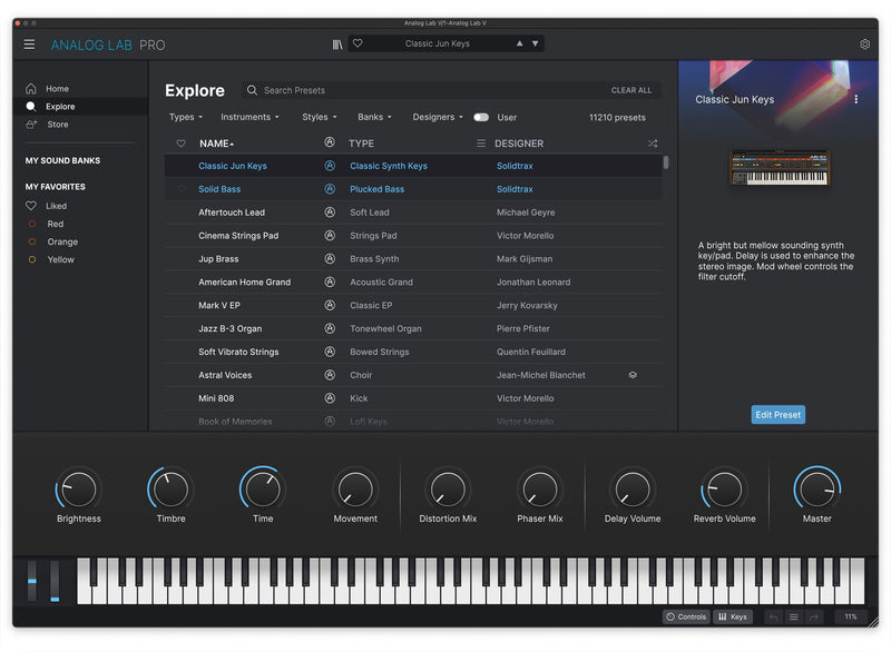 Arturia Analog Lab V Synthesizer Software Instrument (License ONLY, Instant Delivery)