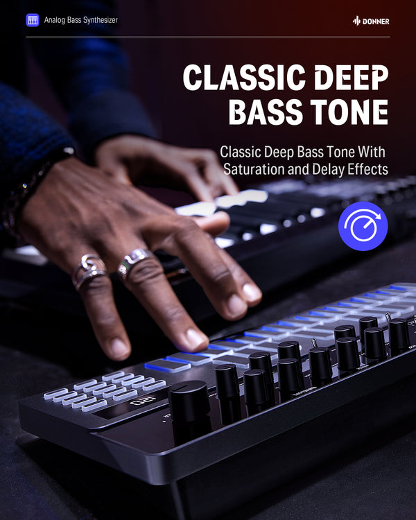 Donner Essential B1 Analog Bass Synthesizer & Sequencer