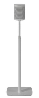 FLEXSON Adjustable Floor Stands For SONOS ONE And PLAY:1 - (Pair, White)