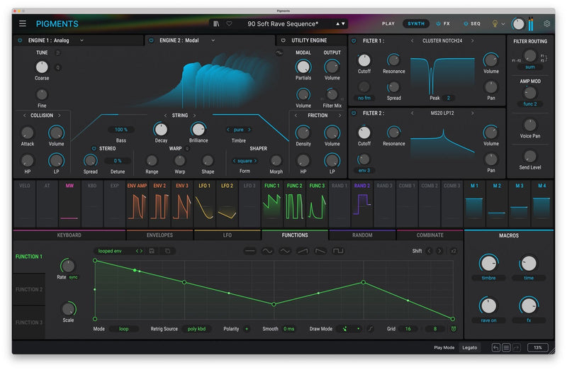 Arturia Pigments 6 Polychrome Software Synthesizer (License ONLY, Instant Delivery)