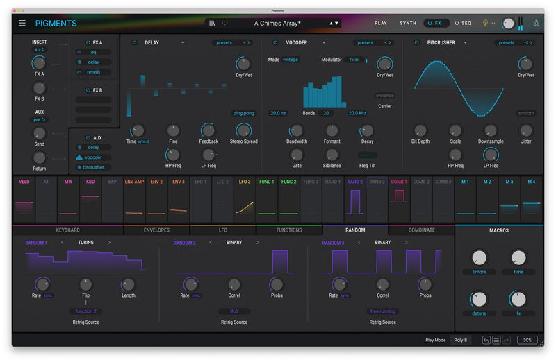 Arturia Pigments 6 Polychrome Software Synthesizer (License ONLY, Instant Delivery)