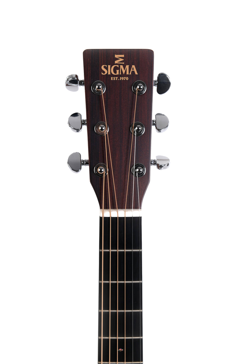 Sigma Guitars DMC-15E+ Dreadnought Acoustic Electric Guitar, Natural