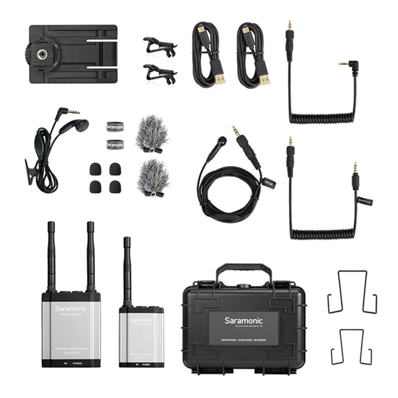 Saramonic Vlink2 Kit1 (TX+RX) 2.4 GHz Wireless Microphone System