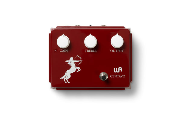 Warm Audio Centavo Professional Overdrive Pedal - Centavo Tribute Red