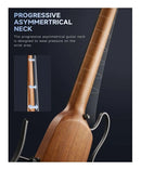 Donner HUSH-X Electric Guitar for Travel and Silent Practice - Natural