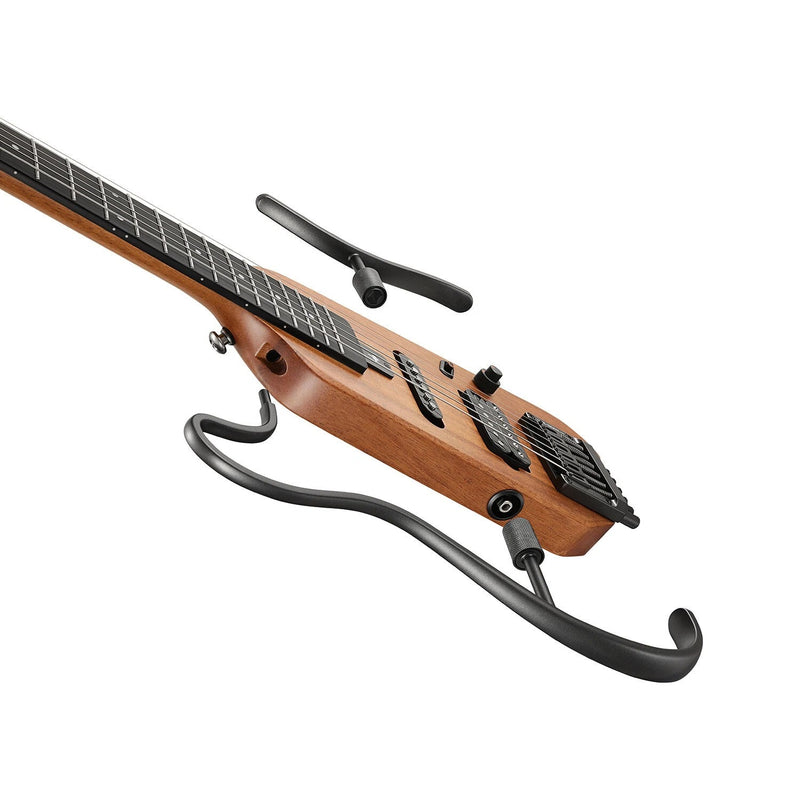 Donner HUSH-X Electric Guitar for Travel and Silent Practice - Natural
