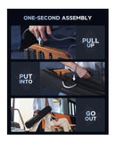 Donner HUSH-X Electric Guitar for Travel and Silent Practice - Natural