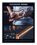 Donner HUSH-X Electric Guitar for Travel and Silent Practice - Natural