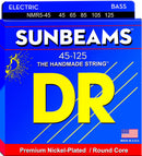 DR Handmade Strings Sunbeams Short Scale 5-String Bass Strings, Medium (45-125)