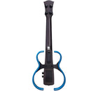 Vox Frame Ukulele With Piezo Pickup & Effects, Flame Maple Blue