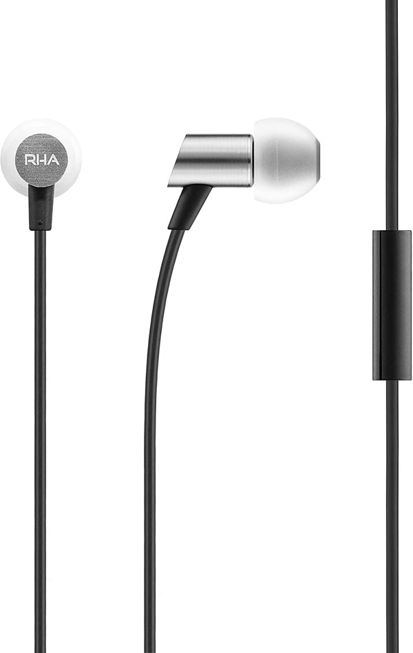 RHA S500 Universal: Noise Isolating Compact in-Ear Headphones With Universal Remote & Microphone