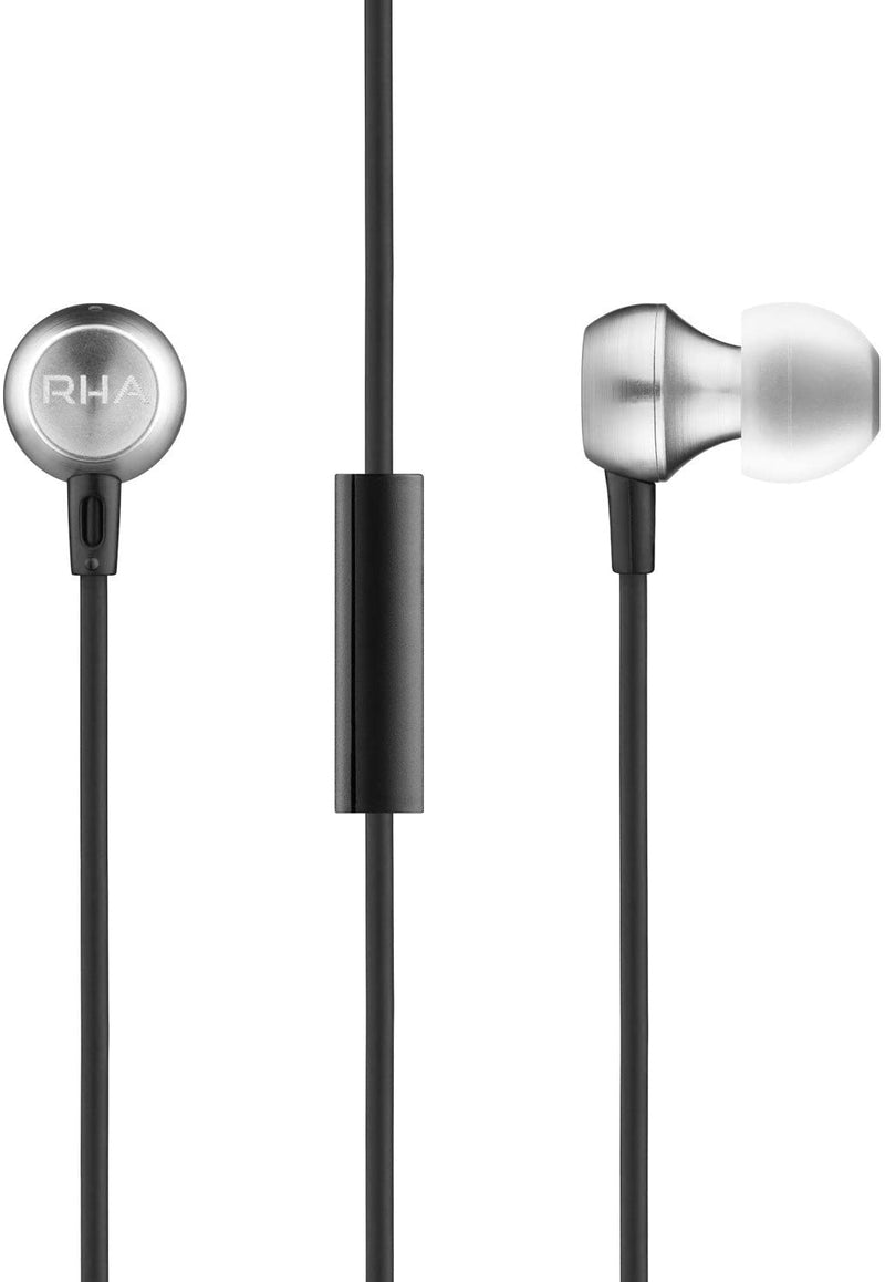 RHA MA390 Universal: Noise Isolating Aerophonic in-Ear Headphones with Universal Remote & Microphone