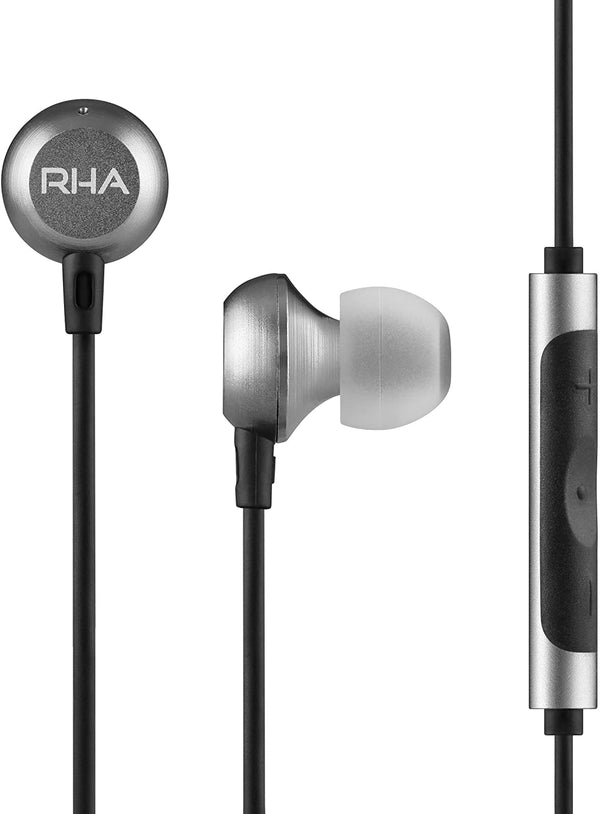 RHA MA650: Écouteurs Intra-auriculaires En Aluminium À Isolation Acoustique Puissante Avec Télécommande Et Microphone Pour Appareil Android