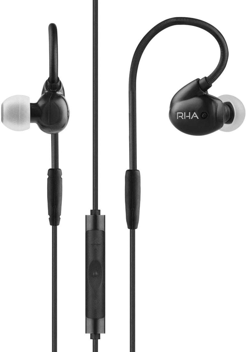 RHA T20i in-Ear Monitors: HiFi Noise Isolating Stainless Steel in-Ear Headphones with Remote & Mic