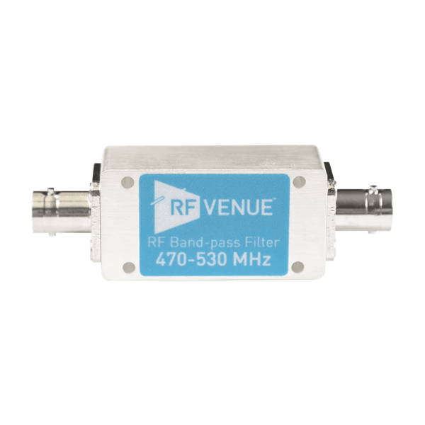 RF Venue Band-Pass Filter (470-530 MHz)
