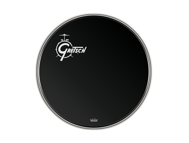 Gretsch Drums Ebony 22" Bass Drum Head with Offset Logo