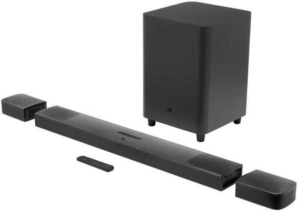 Bar 9.1 True Wireless Surround with Dolby Atmos 820-Watt 9.1-Channel Soundbar with 10" Wireless Subwoofer and Detachable Surround Speakers - Black