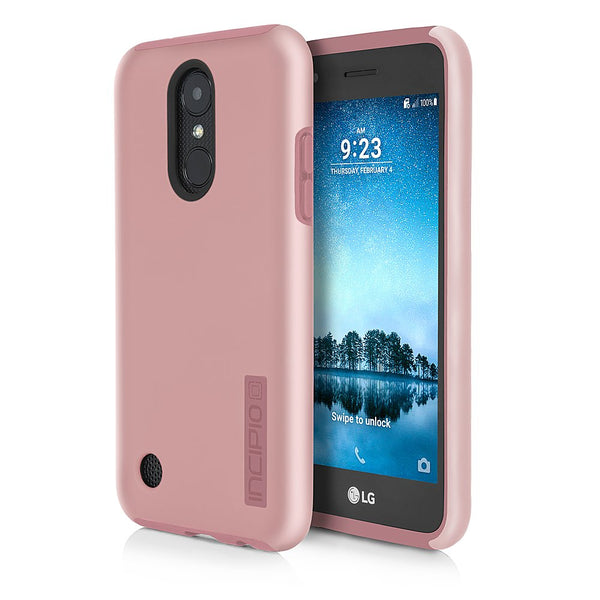 Incipio LG Phoenix 3 Fortune Risio 2 Rebel 2 LTE DualPro Case, Iridescent Rose Gold